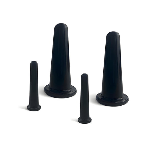 food grade silicone facial beauty cupping,Black -食品级脸部硅胶美容拔罐,黑色