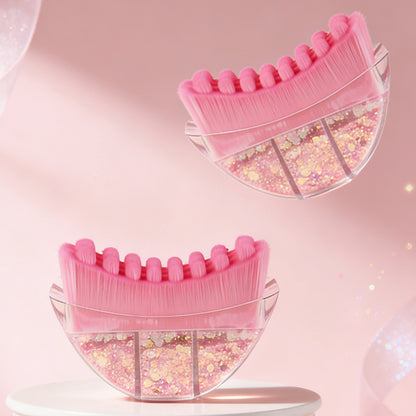 Pink Sparkle Lymphatic Contour Face Brush – Pink Sparkle Lymphdrainage-Gesichtskonturbürste