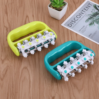 Handheld Massage Fascia Relaxation Roller with Massage Points(Blue) -手持筋膜放松按摩滚轮(蓝色)