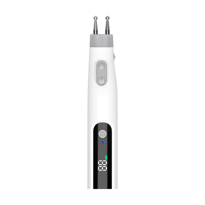 Dual-Head Auto-Sensing Electric Pulse Acupuncture Pen -双头自动寻穴电子经络针灸笔