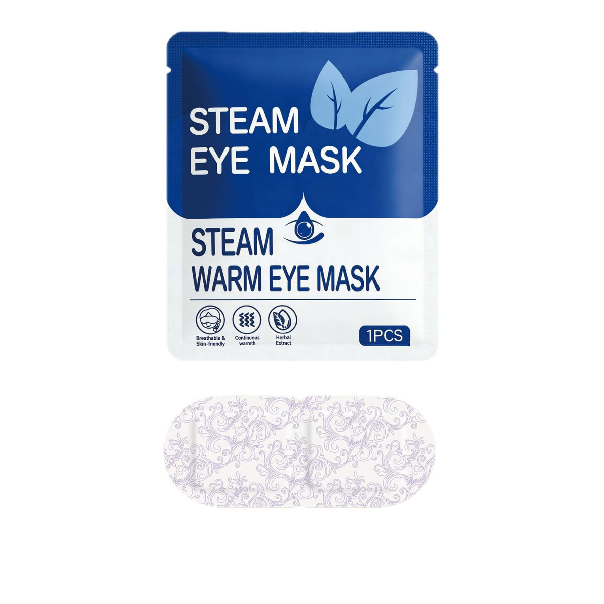 Steam Warm Eye Mask,Lutein -スチーム温熱アイマスク（ルテイン配合）- 全英語バージョン
