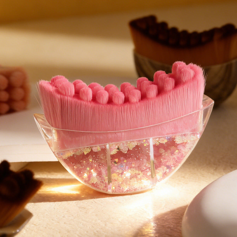 Pink Sparkle Lymphatic Contour Face Brush – Pink Sparkle Lymphdrainage-Gesichtskonturbürste
