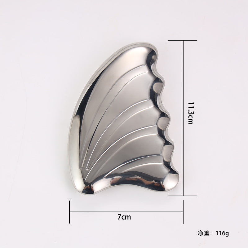 Angel Wing Ice Facial Gua Sha Board with Inner Coolant – Engelsflügel-Eis-Gesichts-Gua-Sha-Platte mit integriertem Kühlmittel