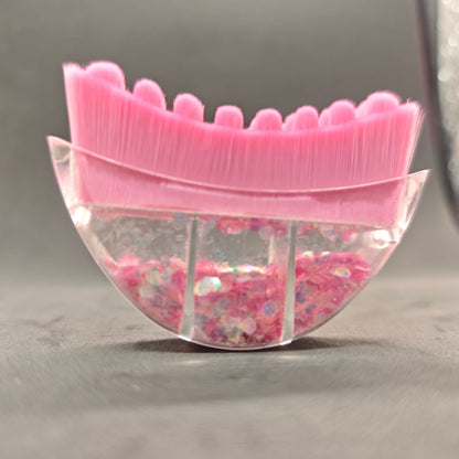 Pink Sparkle Lymphatic Contour Face Brush – Pink Sparkle Lymphdrainage-Gesichtskonturbürste