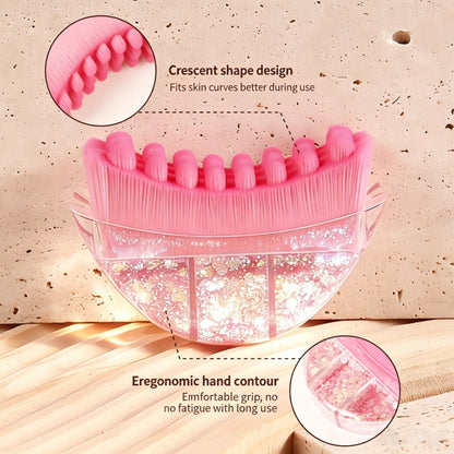Pink Sparkle Lymphatic Contour Face Brush – Pink Sparkle Lymphdrainage-Gesichtskonturbürste
