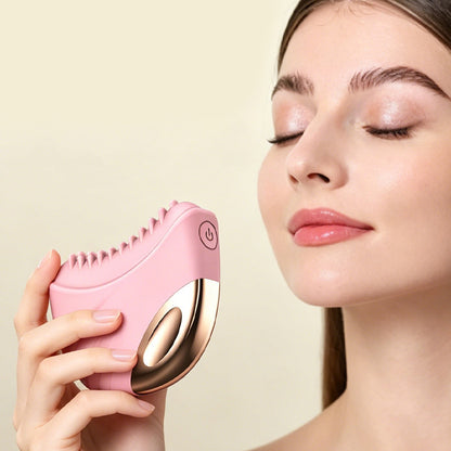 Elektrische Lymphdrainage-Gesichtsbürste aus Silikon