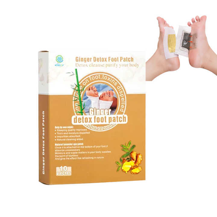 Detox-Fußpflaster - Ingwer -姜黄足贴