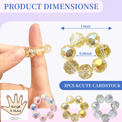 Kristall-Stressabbau-Fingerring