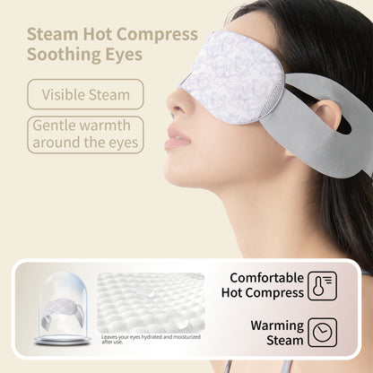 Steam Warm Eye Mask,Lutein -スチーム温熱アイマスク（ルテイン配合）- 全英語バージョン