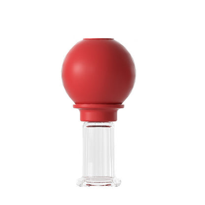 Medizinischer PC-Glas-Schröpfkopf-Set mit Silikon-Saugball