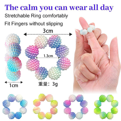 Stressabbau-Fingerring - Silikon-Entspannungsring