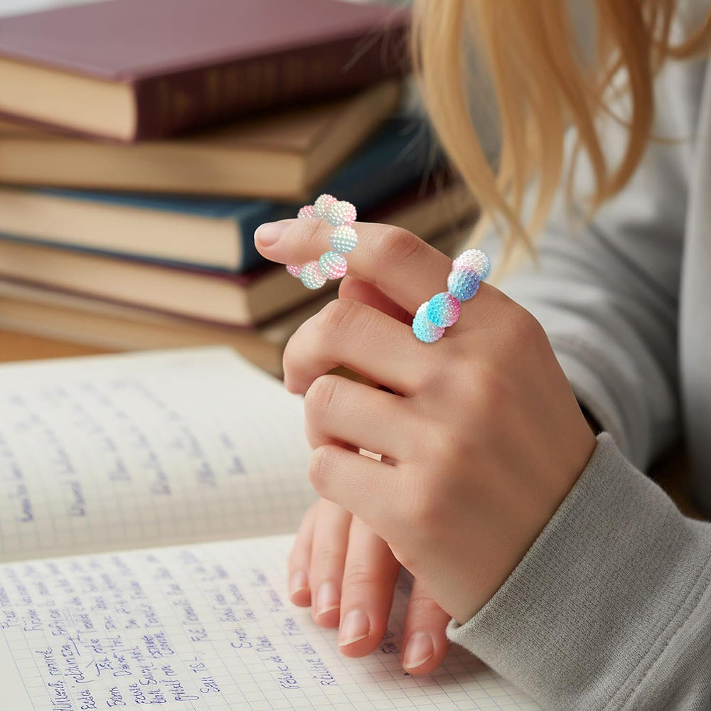 Stressabbau-Fingerring - Silikon-Entspannungsring