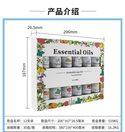Aromatherapie-Set mit ätherischen Ölen